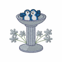Birdbath embroidered shirts