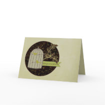 Birdcage Congratulations Note Card