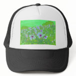 Birdcage Evening Primrose Pink flowers Mesh Hats