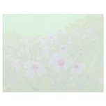Birdcage Evening Primrose Pink flowers Custom Letterhead