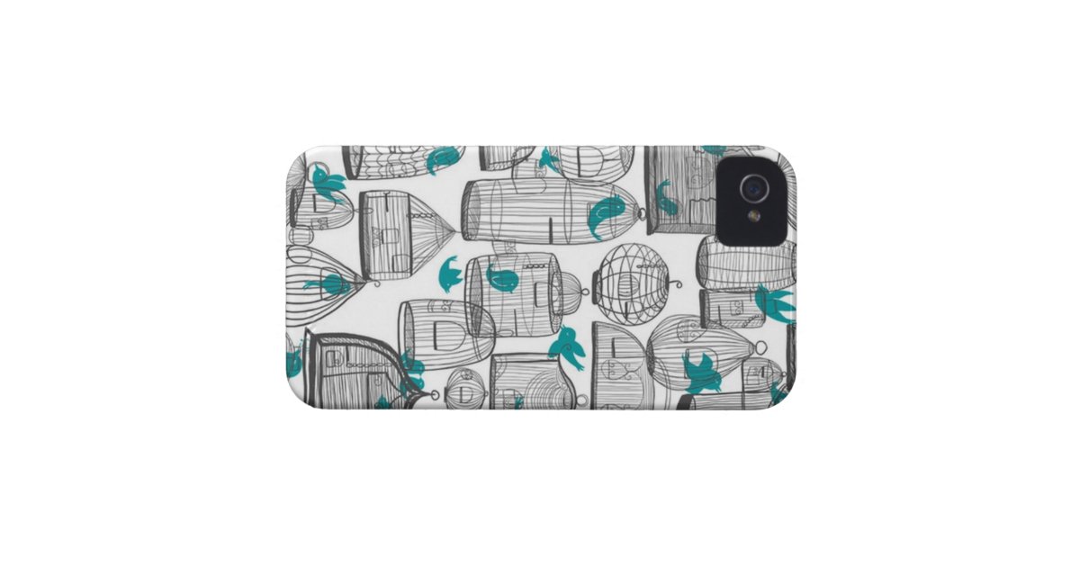 Birdcage iPhone 4 Case Zazzle