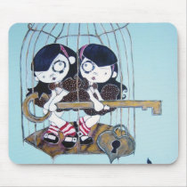 Birdcage Mouse Pad mousepads by doubledatecollective Birdcage Mouse Pad mousepads