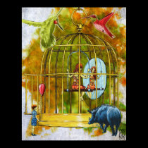 Birdcage posters
