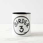 Birder 1, 2, 3 Two-Tone Mug