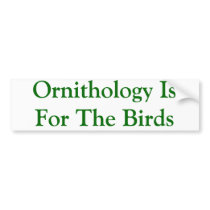 Birder Bumper Sticker