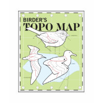 Birder's Topo Map t-shirts
