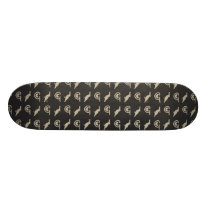 BirdGun Print Black and Beige skateboards