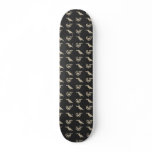 BirdGun Print Black and Beige Skate Decks