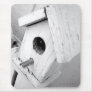 Birdhouse Black and White Mousepad