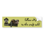 Birdhouse Craft Sale Bumper Sticker