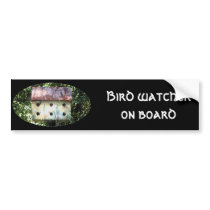 Birdhouse Edited Bumper Stickers
