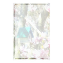 Birdhouse in Magnolia stationery