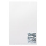 birdhouse in the snow stationery