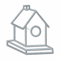 Birdhouse Logo embroidered shirts