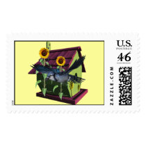 BIRDHOUSE stamps