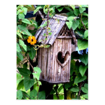 Birdhouse Postcards