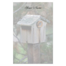 Birdhouse stationary stationery paper