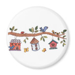 Birdhouses Fridge Magnets