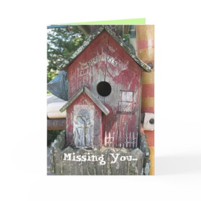 birdhousevintage, Missing You... Card by jenniekurono