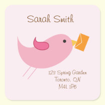 Birdie Address Labels stickers