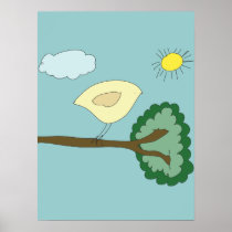 Birdie Canvas Print