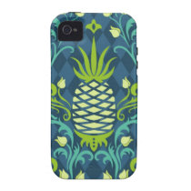 Birdie Damask Navy iPhone 4 Case casemate cases