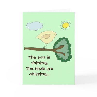 Birdie "Happy Birthday" Card by bchrisdesigns