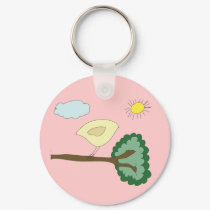 Birdie Keychain by bchrisdesigns Birdie Keychain