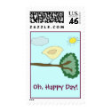 Birdie "Oh, Happy Day!" Postage Stamps