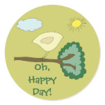 Birdie "Oh, Happy Day!" Sticker