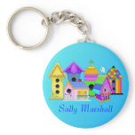 Birdie Village Keychain