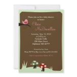 Birdie Woodland 5x7 Baby Shower Invitation