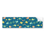 Birdies on Blue bumper stickers