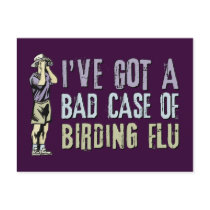 Birding Flu Postcard