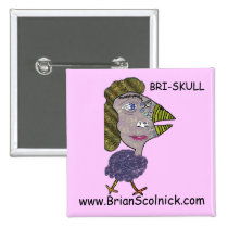 birdlady buttons