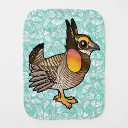 Attwater's Prairie-Chicken Burp Cloth