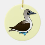 Birdorable Blue-footed Booby Circle Ornament