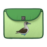 Birdorable Blue-footed Booby Laptop Flap Sleeve