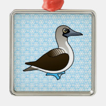 Birdorable Blue-footed Booby Christmas Tree Ornaments