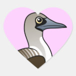 Birdorable Blue-footed Booby Heart Sticker