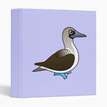 Birdorable Blue-footed Booby Vinyl Binders