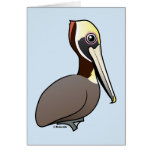 Birdorable Brown Pelican Note Card