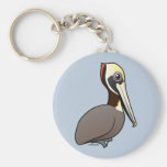 Birdorable Brown Pelican Basic Keychain