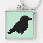 Birdorable Carrion Crow Premium Square Keychain