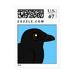 Carrion Crow Small Stamp 1.8