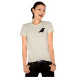 Birdorable Carrion Crow Ladies Organic Fitted T-Shirt