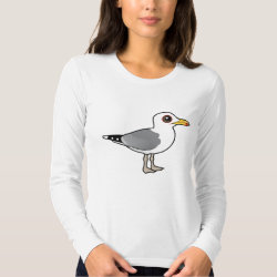 Caspian Gull Women's American Apparel Fine Jersey Long Sleeve T-Shirt