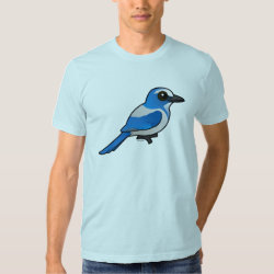 Florida Scrub-Jay Men's Basic American Apparel T-Shirt