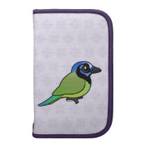 Birdorable Green Jay Folio Planners