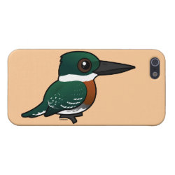 Green Kingfisher Case Savvy iPhone 5 Matte Finish Case
